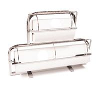 García de Pou 552.03 Dispensador Bobinas, 31/62 cm, Plateado Metal 31/62 cm, Plateado
