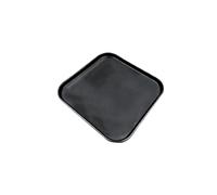 García de Pou 6 Unidades - Platos Llanos Cuadrados 'Asami Ware' 26,7X26,7X2,5 Cm Negro Melamina