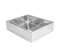 García de Pou Caja Para Buffet 'Artinox' 30X25,3X8 Cm Plateado Inox