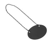 García de Pou Pizarra Con Cadena Ø 10.3X7.9 Cm Negro Pizarr Metal