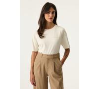 Garcia Ladies T-shirt Ss Whitecap Talla: M | Camisetas de Seda Outlet | Mujer | Blanco