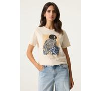 Garcia Ladies T-shirt Ss Whitecap Talla: XL | Camisetas de Seda Outlet | Mujer | Blanco