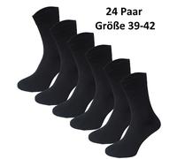 Garcia Pescara 24 Pares De Calcetines Clásicos De Algodón Negros Talla 39 - 42
