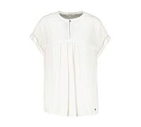Garcia Shirt Short Sleeve Blouse, Off White, M Women's