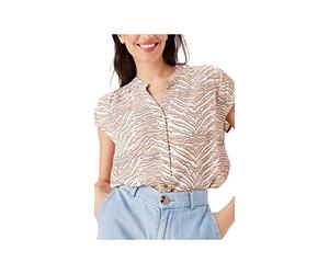 Garcia Shirt Short Sleeve Blouse, Sesame, XXL Women's