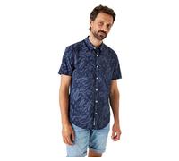 Garcia Shirt Short Sleeve, Marine, S Men's