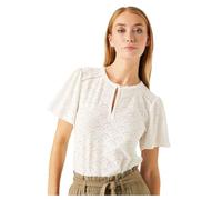 Garcia T-Shirt Short Sleeve, Camiseta Mujer, Off White,