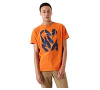 Garcia T-Shirt Short Sleeve, Sunset Orange, XL Men's