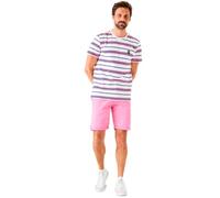 Garcia T-Shirt Short Sleeve, Vibrant Pink, S Men's