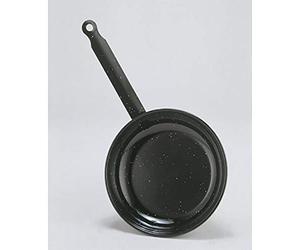 Garcima 20128 La Ideal_Sartén Poco Profunda esmaltada, 28 cm, Acero aleado, Negro