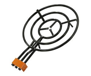 Garcima 700 - paellero gas butano, negro, 70 cm