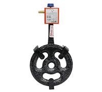 Garcima 76020 - Hornillo paellero gas plano, color Negro, 20 cm