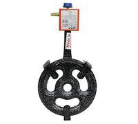 Garcima 76030 Hornillo paellero gas plano l-30 1 fuego, Negro, 33x59x10.6 cm