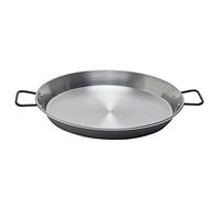 Garcima 85050 - Paellera de Acero Pulido, color Gris, 50 cm