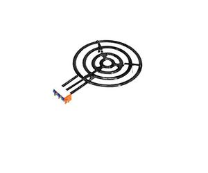 Garcima Gas Natural Anillo con Gas de Salida Lateral, 70 cm, Color Negro