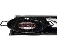 Garcima 201404 Paellera, Sintético, Negro, 34