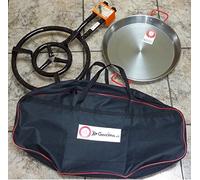 Garcima PAELLERO 40 CM + PAELLERA 42 CM + BOLSA - Sarten - Set de sartenes - 40 cm, 42 cm - No pegajoso - Especial para paella