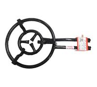 Garcima - Quemador de metal para gas butano, de color negro esmaltado, de 11,7 x 40,5 x 66 cm , especial para cocinar paellas, con regulador de intensidad y homologado (40 cm de diámetro)