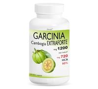 GARCINIA CAMBOGIA EXTRAFORTE 1200mg por tableta - 120 tabletas - 100% PURA (720mg HCA por tableta) | 100% NATURAL | PRODUCTO ITALIANO