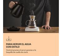 Garcon Hervidor 1L 2000W Mantener caliente Acero inoxidable Klarstein