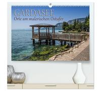 GARDASEE Orte am malerischen Ostufer (hochwertiger Premium Wandkalender 2026 DIN A2 quer), Kunstdruck in Hochglanz: Impressionen aus Garda, Malcésine und Torri del Benaco