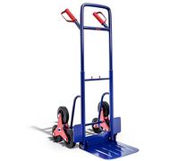 GARDEBRUK® Carretilla Plegable para Subir Escaleras hasta 200Kg Carro Transporte Mudanzas Ruedas Goma Maciza Resistente Altura Ajustable Estructura Acero