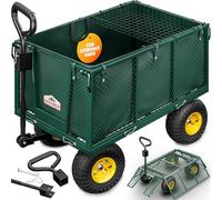 GARDEBRUK Carro de Mano Jardín Plegable 550Kg