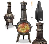 Chimenea de terraza estilo rústico 28kg 112cm