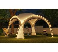 Garden arbour 3.5x3.5m con iluminación LED y colector solar. Carpa de fiesta,...