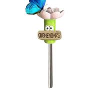 Garden Bee Cup - Cuenco de Resina Colorida con Forma de | Estación de hidratación al Aire Libre para Abejas Patios, terrazas, Patio, césped y Porche