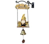 Garden Bells, Vintage Farmhouse Door Bells, GNOME Welcome Hanging Décor
