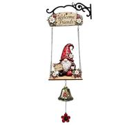 Garden Bells, Vintage Farmhouse Door Bells, GNOME Welcome Hanging Décor