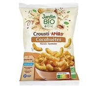 Garden Bio Etic - Jardín Bio Etic chips crujientes cacahuetes crujientes aperitivos crujientes, 85 g - 85 g - 6 unidades - Se vende en un set