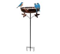 Garden Bird Bath, Garden Bird Drinker Hummingbird Water Basin for Backyard Patio Deck Lawn Courtyard Front Yard Park Nature Lovers Garden Decor Wildlife Feeding Station Outdoor Use