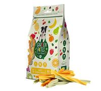 Aperitivos vegetarianos Fruity Dental Swirls para perros - Garden Bites - Tamaño: S