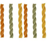 Garden Bites Fruity Dental Swirls - Snacks Vegetarianos para Perros - Sin Gluten - Sabor a Fruta - Alimento Rico en Vitaminas, Calcio y Hierro - Pack de 270g - 15 Uds de 16cm - Duvo+ (Paquete de 2)