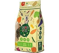 Garden Bites Veggie Friends - Snacks Vegetarianos para Perros - Sin Gluten - Aperitivos para Perros - Sabor Boniato - Alimento Rico en Vitaminas, Calcio y Hierro - Pack de 470g y 3 Uds - Duvo+