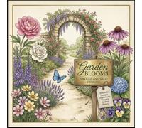 Garden Blooms and Nature-Inspired Designs: Relaxing Garden Flowers, Botanical Illustrations, Nature Patterns, Bouquets, Wreaths, and Floral Designs ... Expression (Cozy Coloring Adventures Series)