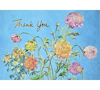 Garden Blooms Thank You Notes (14 cards, 15 self-sealing envelopes)