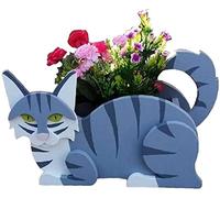 Garden Cat Planters Animal Shaped Flower Pots Mini Cartoon Animal Garden Decoration Cute Cat Plant Flower Pot Plant Succulent Pot Decoration for Yard