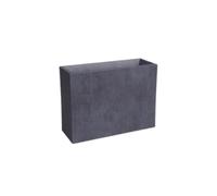 Garden Center Shop | Artevasi Jardinera Sydney Alta 80 cm | Macetero Alto Decorativo | Doble Pared con Drenaje | Ideal Interior y Exterior | Diseño Moderno y Resistente (Antracita)