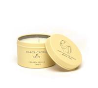 Garden Center Shop | Cerería Mollá 1899 | Vela perfumada Black Orchid & Lily 90 g | Formato de viaje | Cera de soja natural | Hecha a mano en España
