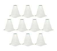 Garden Cloche - PET 16.8x17.8x19cm 10 Pieces | Plant Cloche | Plant Covers | Plants Protection Cage | Outdoor Plants Antifreeze Cover For Protecting Seedlings Vegetables And Flowers From Frost &