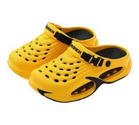 Garden Clogs for Women Men, Arch Support Clogs Summer, Lightweight Slip-On Garden Shoes, Quick-Dry Beach Sandals (Yellow,36)