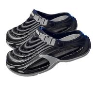 Garden Clogs for Women Men, Arch Support Clogs Summer, Lightweight Slip-On Garden Shoes, Quick-Dry Beach Sandals (Black,36)