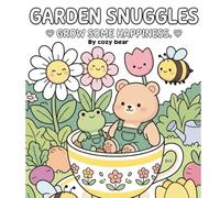 Garden Cozy: A Bold and Easy Coloring Book: Simple Flowers, Cute Critters, and Relaxing Nature Scenes for Adults, Seniors, and Kids (Cozy Bear Bold & Easy Coloring Book Series)