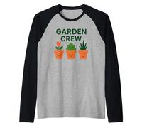 Garden Crew Cute Houseplants Plant, Lover Funny Gardener Camiseta Manga Raglan