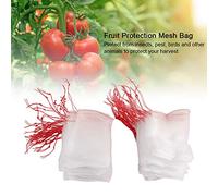 Garden Drawstrg 26 × 24 × 10 100 Uds Bolsas de Protección de Frutas y Plantas Bolsa de Malla con Cordón contra Herramientas de Jardinería de Aves