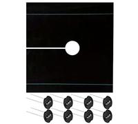 Garden Fabric, Grass Control Mat Cover, 47.24x47.24x0.08 inches Heavy Duty Tear Resistant Versatile Block Gardening Mat for Farm, Yard, Pathway, Lawn and Outdoor Applications