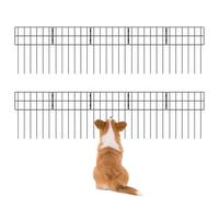 Garden Fence - Cerca de barrera de animales | Fencing Outdoor | Dog Rabbits Ground Stakes Border Fences for Garden Outdoor Patio Panels Border Decor Weather Resistant for Yard Outdoors Dog